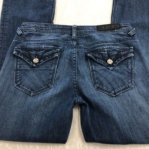 VIGOSS Women’s Bootcut Sz. 28 Dark Wash Jeans!